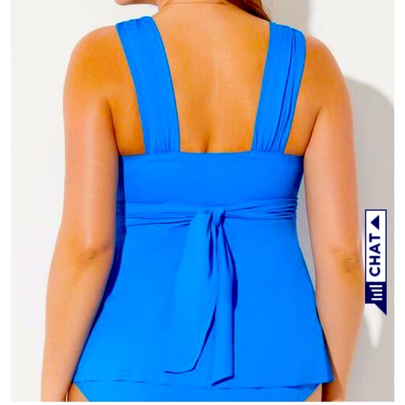 Sweetheart Wrap Tankini Top - Picture 2 of 3